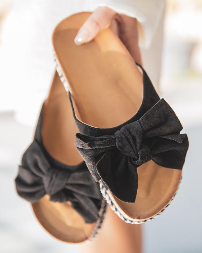 Sandale femme plateforme confort noire - Lison - Casualmode.fr