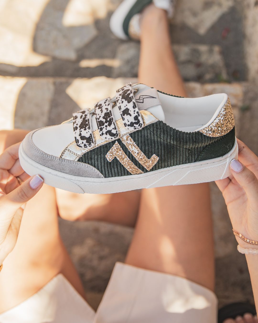 Sneakers femme verte on sale