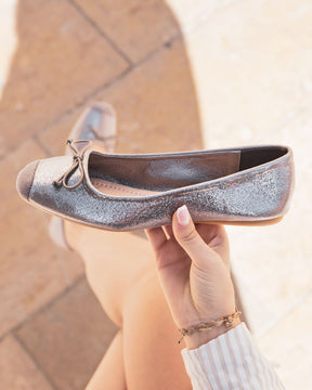 Ballerines femme plates confort taupe - Dany - Casualmode.fr