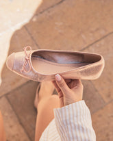 Ballerines femme plates confort champagne - Dany - Casualmode.fr