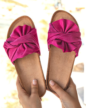 Sandale femme plate rose confort - Amara - Casualmode.fr